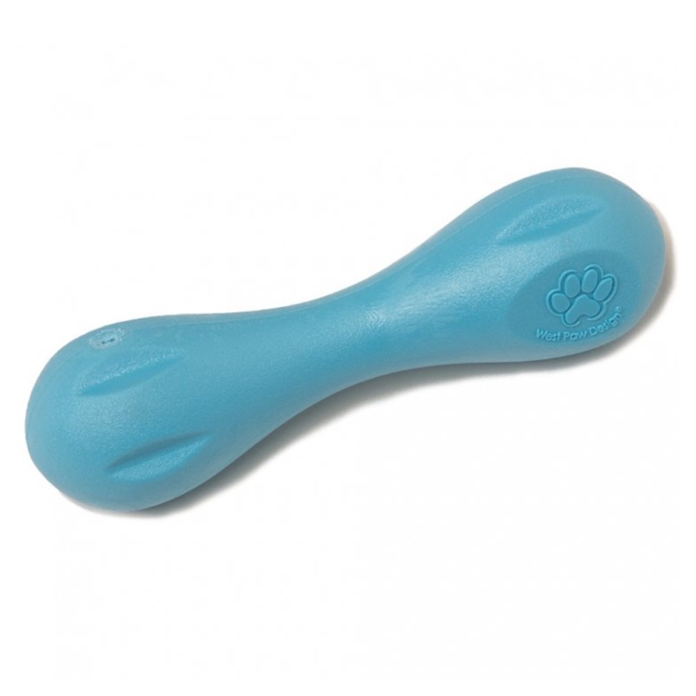 Levně WEST PAW Zogoflex Hurley Aqua blue hračka pro psy XS 11 cm
