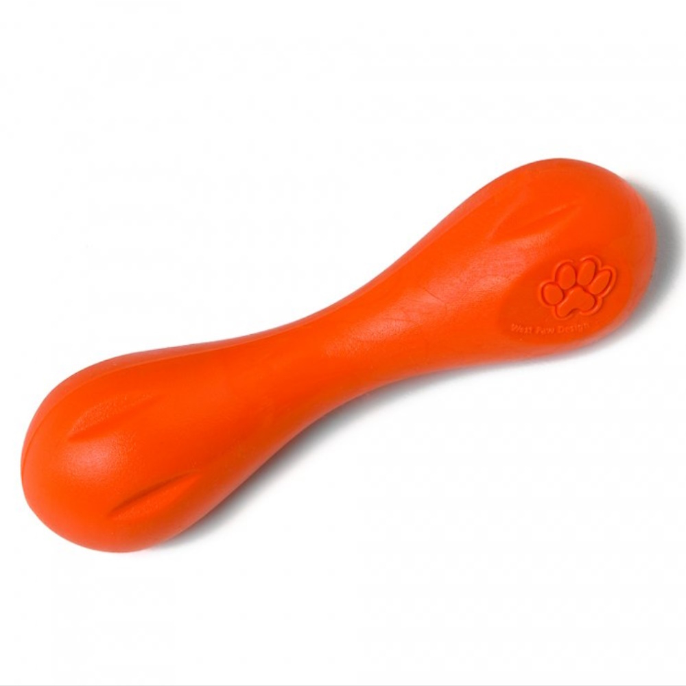 Levně WEST PAW Zogoflex Hurley Large Tangarine orange hračka pro psy 21 cm
