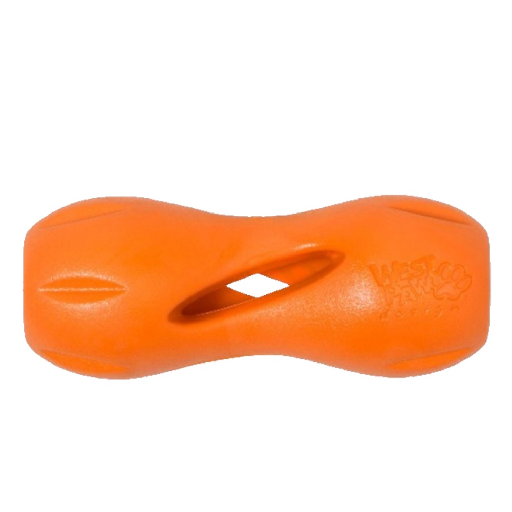 WEST PAW Zogoflex Qwizl Small Tangarine orange plnící hračka 14 cm