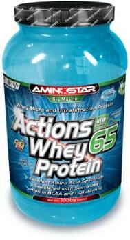 WHEY Protein Actions 65% 1000g - jahoda