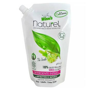 WINNI´S NATUREL Sapone Intimo Thé Verde Ecoricarica – hypoalergenní intimní mýdlo 500 ml