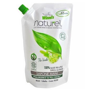 WINNI´S NATUREL Sapone Mani Thé Verde Ecoricarica – hypoalergenní mýdlo na ruce 500 ml
