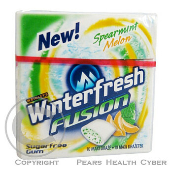 Winterfresh Fusion Spearmint Melon dražé 10ks