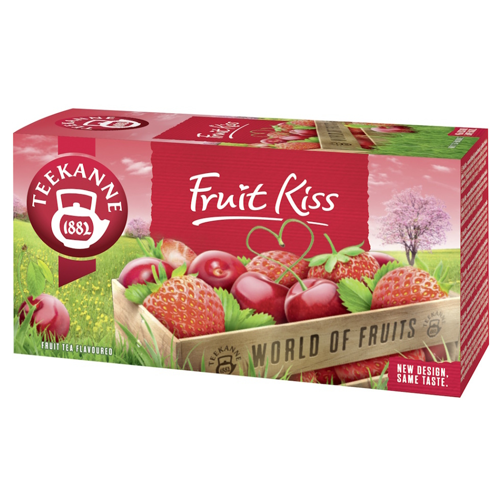 Levně TEEKANNE Fruit Kiss třešně s jahodami ovocný čaj 20 sáčků