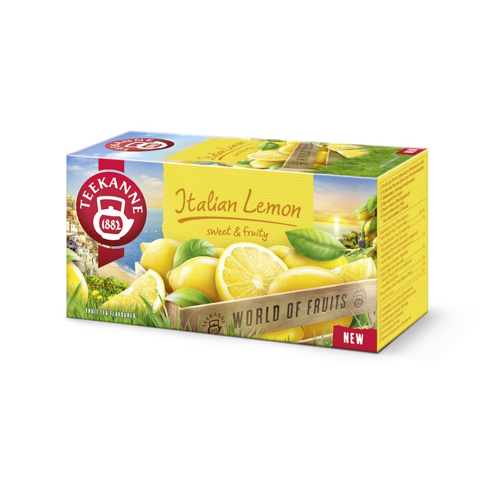 Levně TEEKANNE Italian lemon ovocný čaj 20 sáčků