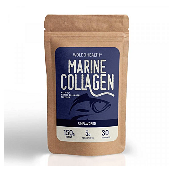 WOLDOHEALTH Hydrolyzovaný mořský kolagen 150 g (Na klouby) - Vícesložkové