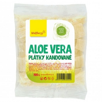 WOLFBERRY Aloe vera kandované plátky 100 g, expirace