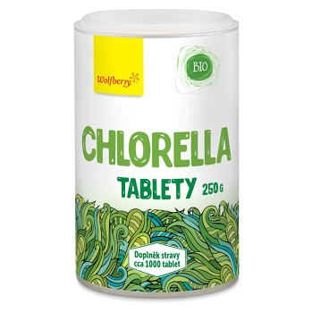 WOLFBERRY Chlorella 1000 tablet BIO (Na podporu trávení a vylučování) - BIO