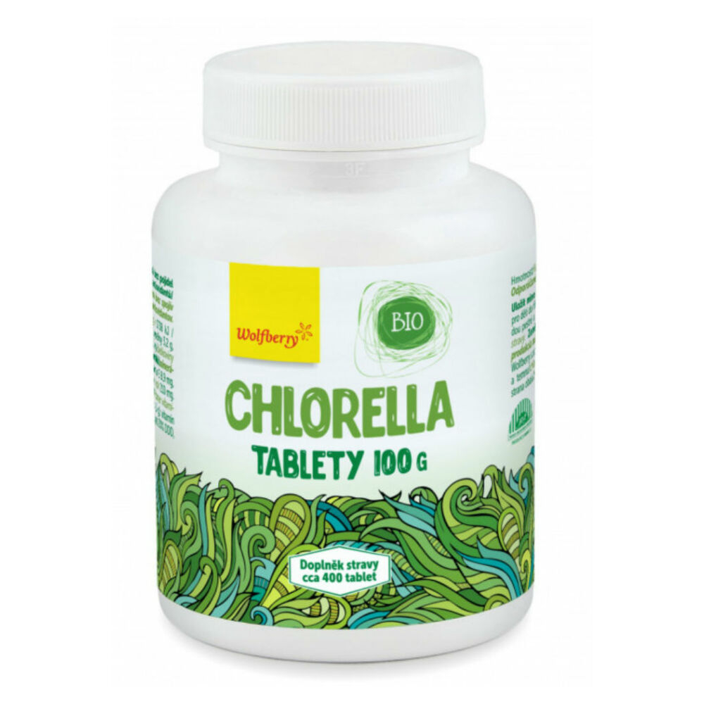Levně WOLFBERRY Chlorella 400 tablet BIO