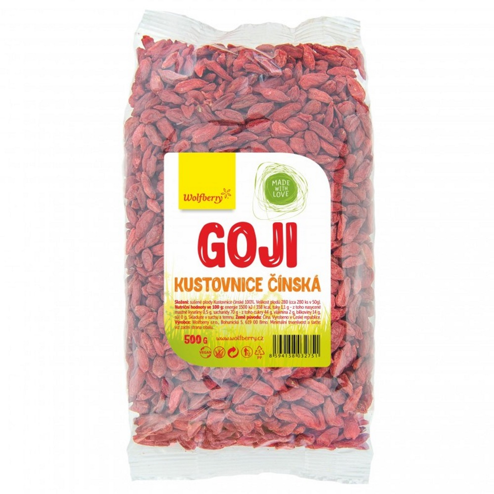 WOLFBERRY Goji kustovnice čínská 500 g