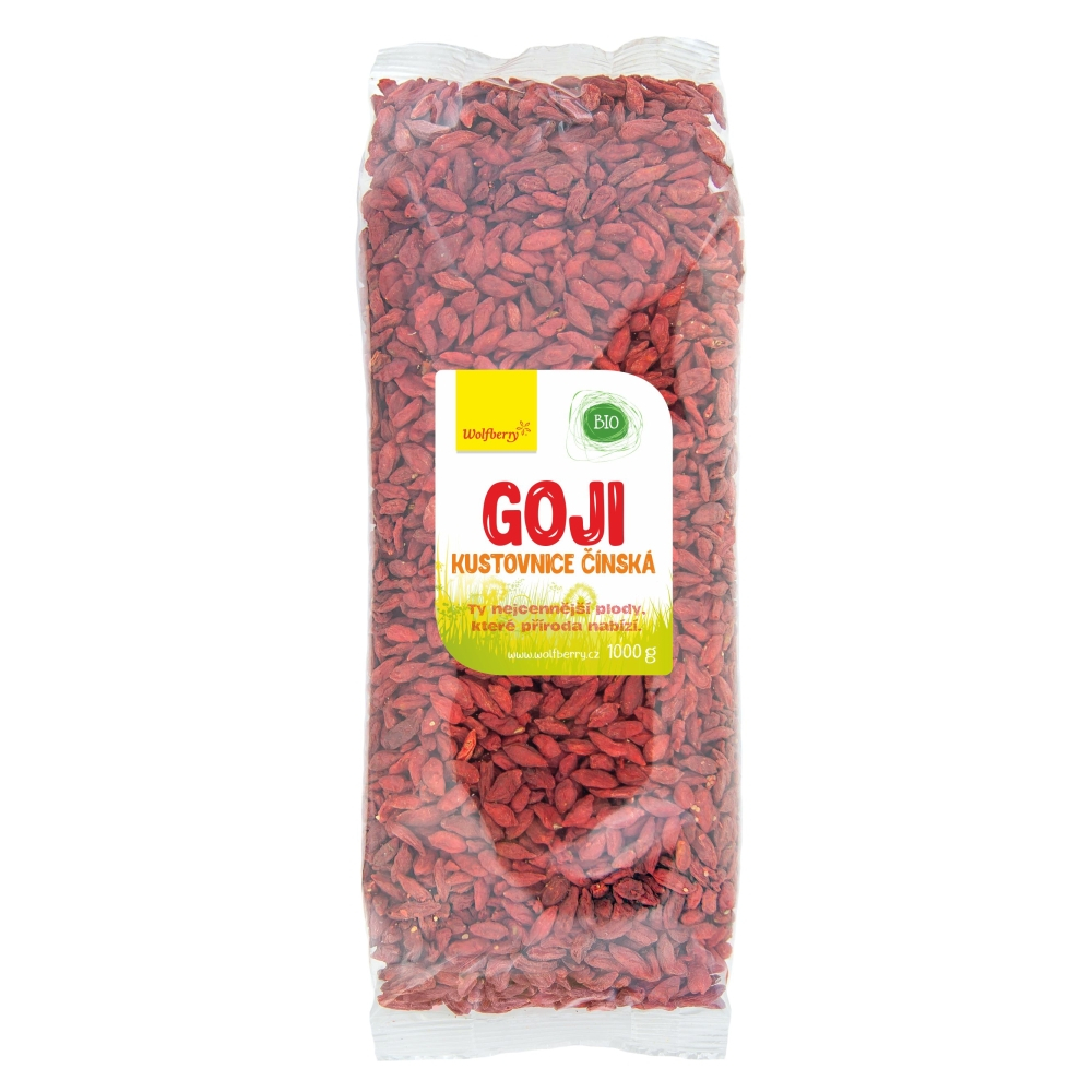WOLFBERRY Goji kustovnice čínská BIO 1 kg