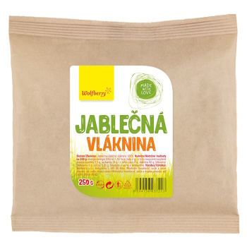 WOLFBERRY Jablečná vláknina 250 g (Vláknina, psyllium) - Přírodní