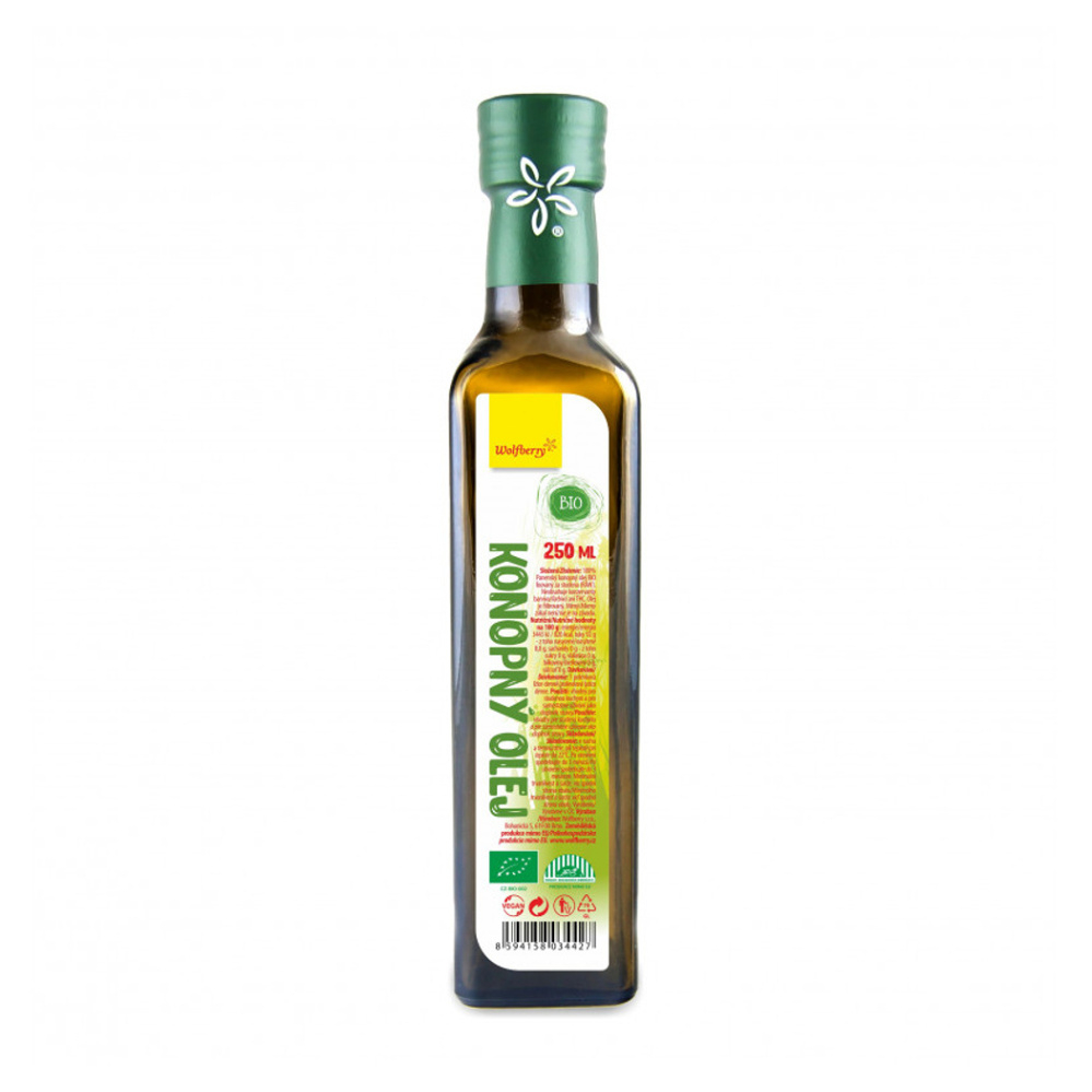 Levně WOLFBERRY Konopný olej BIO 250 ml