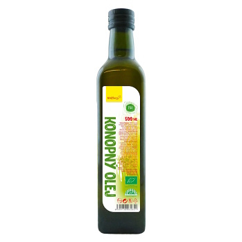 WOLFBERRY Konopný olej BIO 500 ml (Konopný olej) - BIO, Jednodruhové, RAW