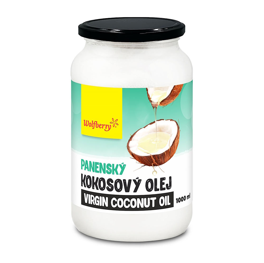 Panenský kokosový olej 1000ml Wolfberry koupíte na Lekarna.cz