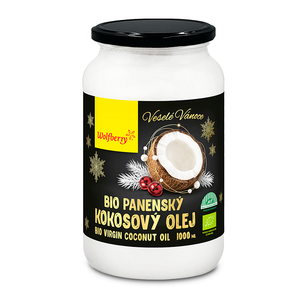 WOLFBERRY Panenský kokosový olej BIO 1000 ml