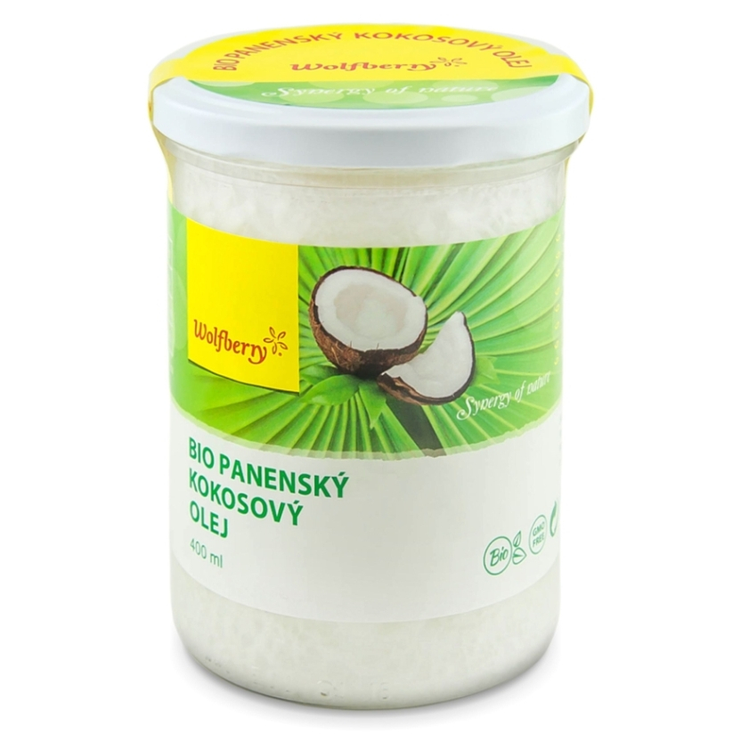 Levně WOLFBERRY Panenský kokosový olej BIO 400 ml