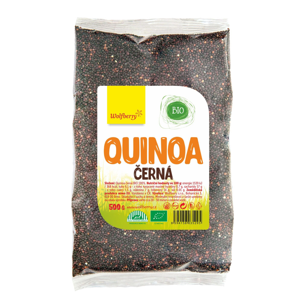 Obrázek WOLFBERRY Quinoa černá 500 g BIO