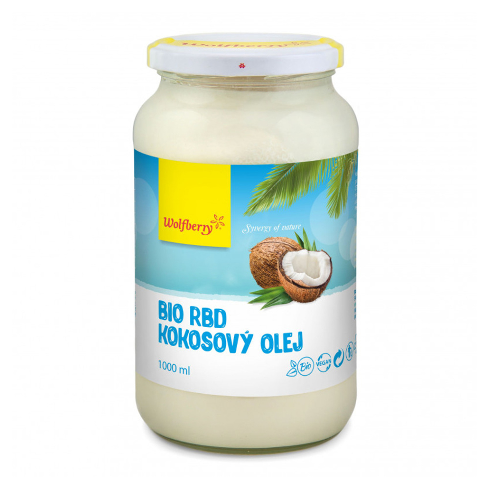 E-shop WOLFBERRY RBD Kokosový olej BIO 1000 ml