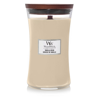 WOODWICK Vonná svíčka velká sklo Vanilla Bean 609 g