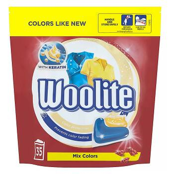 WOOLITE Mix Colors gelové kapsle na praní 35 ks (Prací kapsle, tablety)