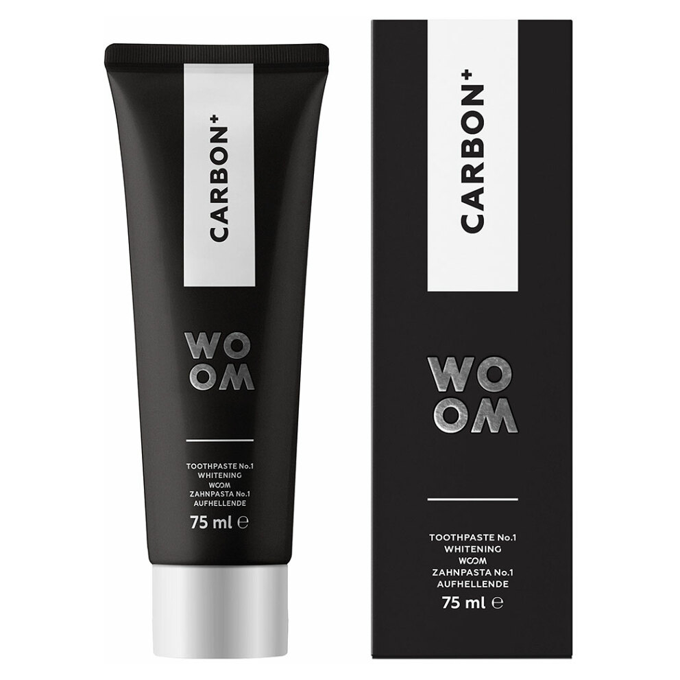 ﻿WOOM Carbon+ Zubní pasta 75 ml