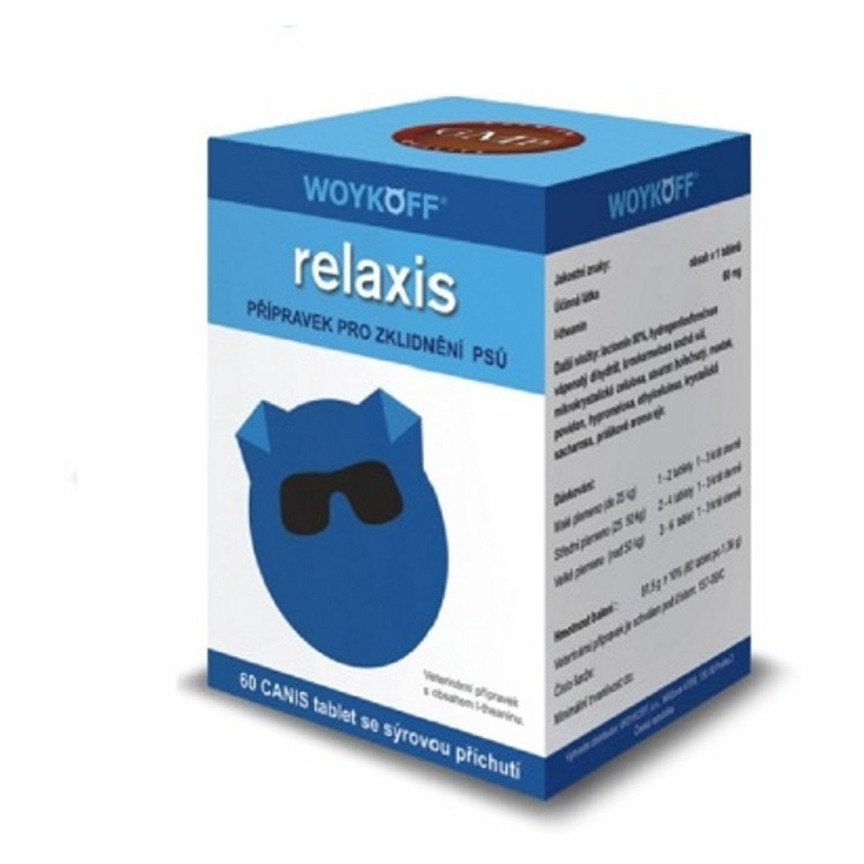 E-shop WOYKOFF Relaxis CANIS sýrová příchuť 60 tablet