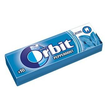 ORBIT Peppermint žvýkačky držé 10 ks