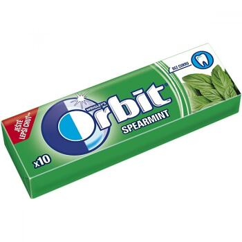 ORBIT Spearmint žvýkačky dražé 10 ks