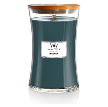 WOODWICK Vonná svíčka velká sklo Antiquarium 609 g (Vonné svíčky) - Aromatické