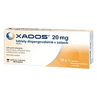 XADOS 20 mg tablety dispergovatelné v ústech 10 kusů