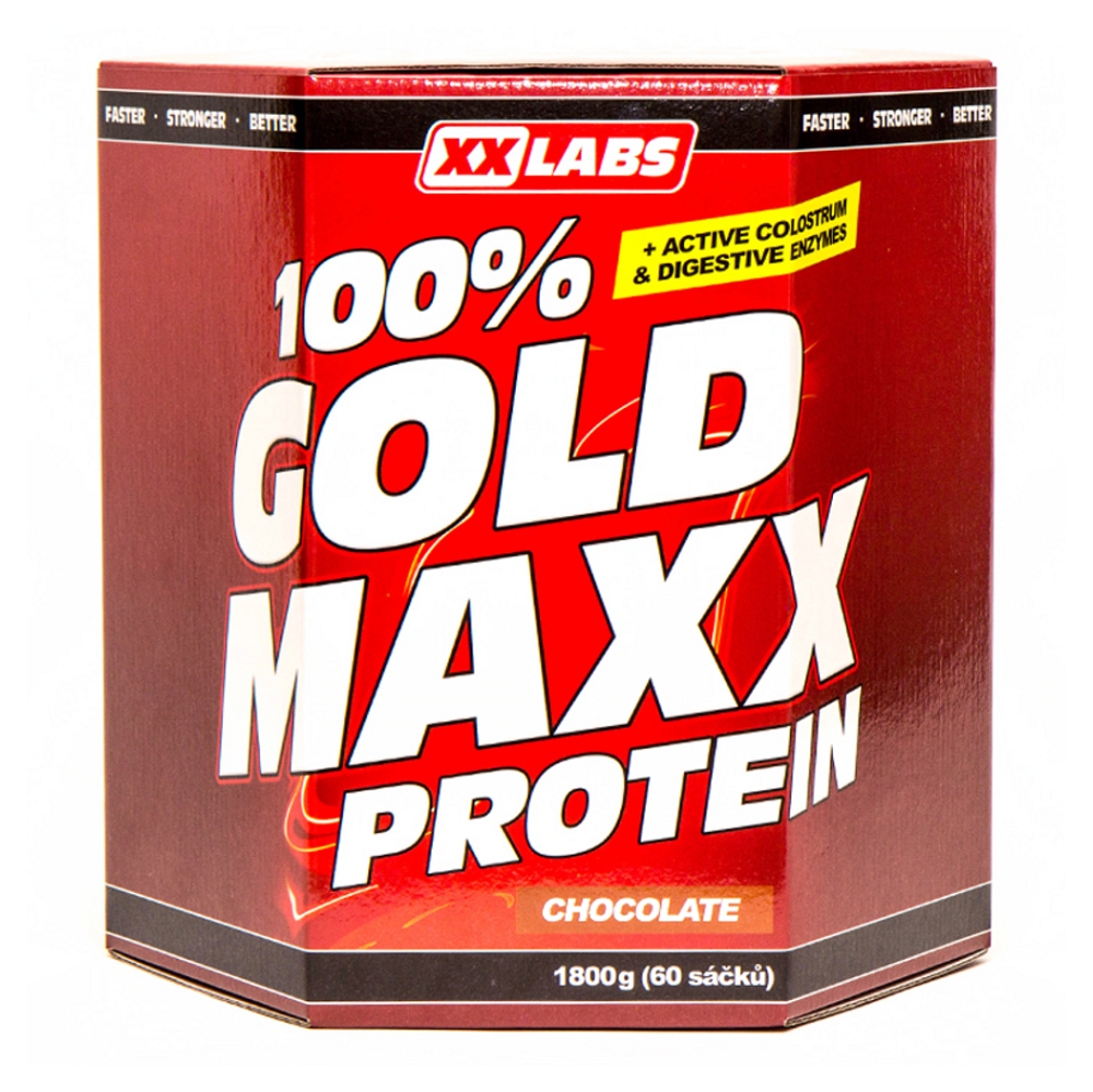 Levně XXLABS 100% Gold maxx protein čokoláda sáčky 60 x 30 g