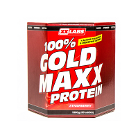 XXLABS 100% Gold maxx protein jahoda sáčky 60 x 30 g
