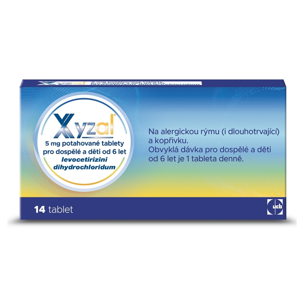 E-shop XYZAL Potahované tablety 14 x 5 mg