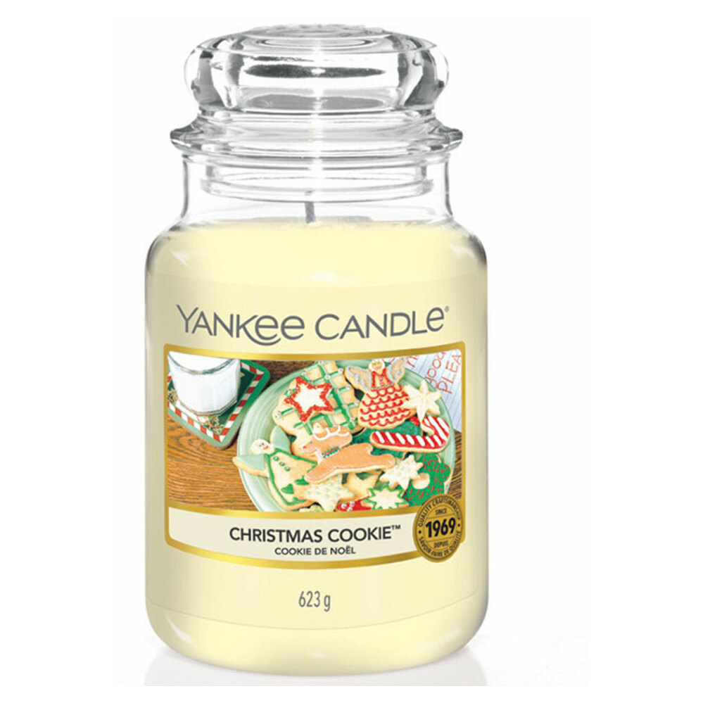 Levně YANKEE CANDLE Classic Vonná svíčka velká Christmas Cookie 623 g