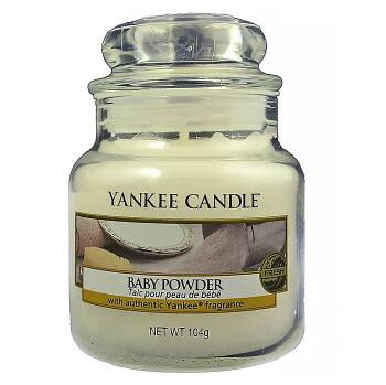 YANKEE CANDLE Vonná svíčka Classic malý Vanilla Cupcake  104 g, Vůně: Baby Powder