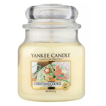 YANKEE CANDLE Classic Vonná svíčka střední Clean Cotton 411 g, Vůně: Christmas Cookie