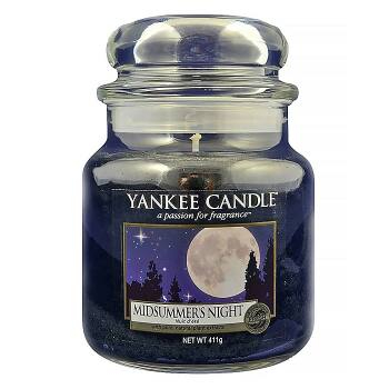 YANKEE CANDLE Classic Vonná svíčka střední Clean Cotton 411 g, Vůně: Midsummer's Night