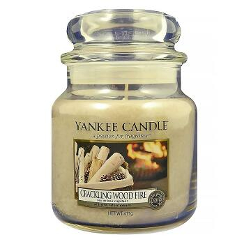 YANKEE CANDLE Classic Crackling Wood Fire střední 411 g
