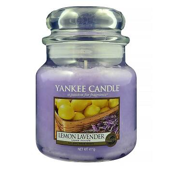 YANKEE CANDLE Classic Vonná svíčka střední Lemon Lavender 411 g