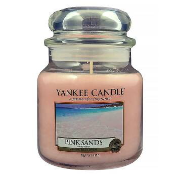YANKEE CANDLE Classic Vonná svíčka střední Pink Sands 411 g