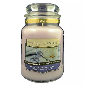 YANKEE CANDLE Classic velký Svíčka 623 g, Vůně: Honey Lavender Gelato