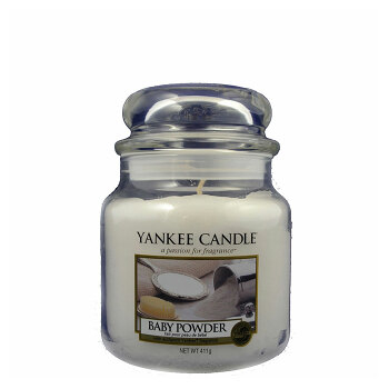 YANKEE CANDLE Classic Vonná svíčka střední Baby Powder 411 g