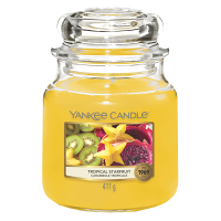 YANKEE CANDLE Classic Vonná svíčka střední Tropical Starfruit 411 g