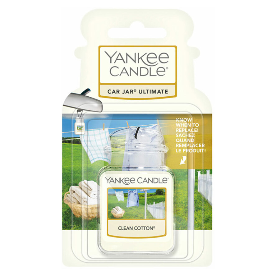 E-shop YANKEE CANDLE Luxusní visačka do auta Clean Cotton 1 kus