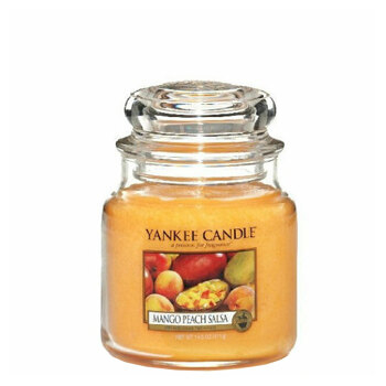 YANKEE CANDLE Classic vonná svíčka střední Mango Peach Salsa 411 gramů