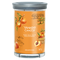 YANKEE CANDLE Signature Tumbler velký Farm Fresh Peach 567 g