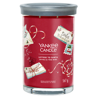 YANKEE CANDLE Signature Tumbler velký Letters to Santa 567 g