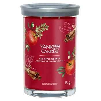 YANKEE CANDLE Signature Tumbler velký Red Apple Wreath 567 g