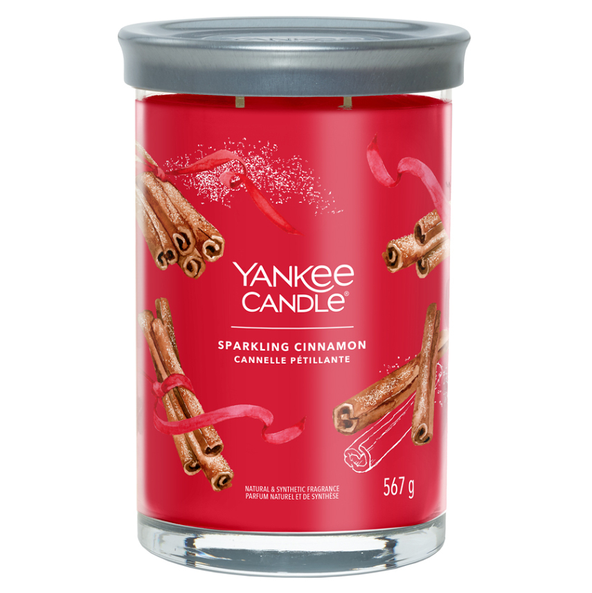 E-shop YANKEE CANDLE Signature Tumbler velký Sparkling Cinnamon 567 g